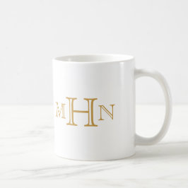 Taza De Café Glam gótico | Mug | Oro en blanco