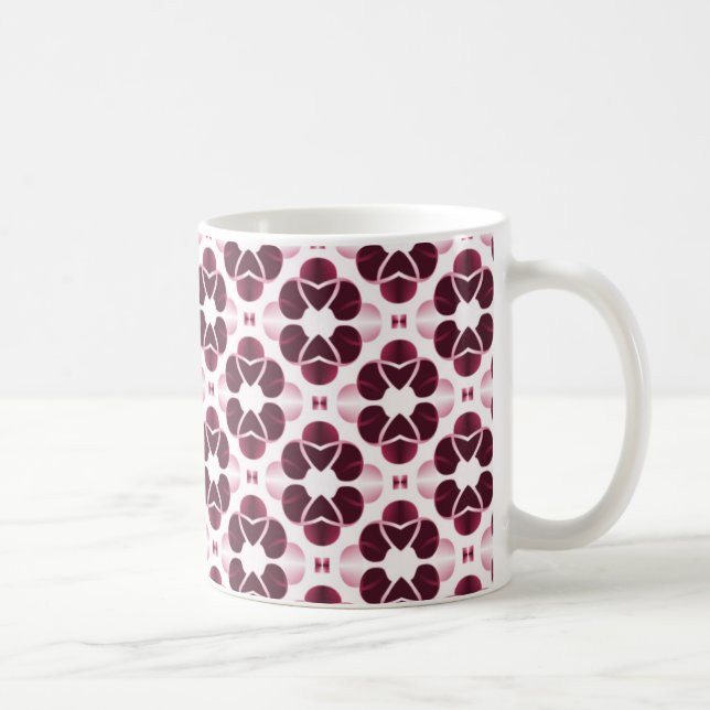 Taza De Café Glam Mug, Borgoña (Derecha)
