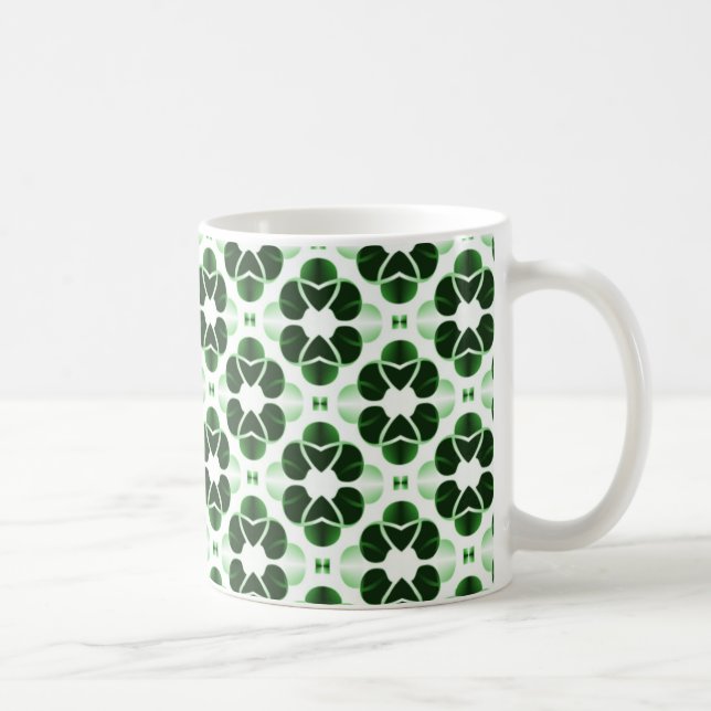 Taza De Café Glam Mug Shimmering, Forest Green (Derecha)