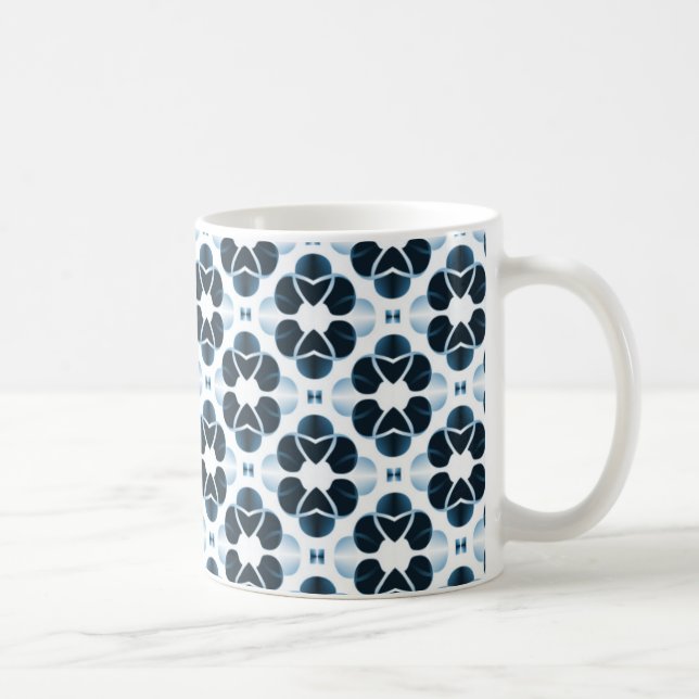 Taza De Café Glam Mug Shimmering, Midnight Blue (Derecha)