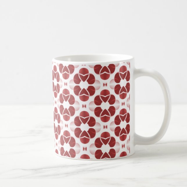 Taza De Café Glam Mug Shimmering, Rojo (Derecha)