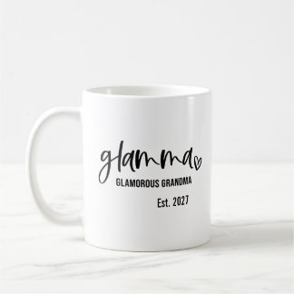 Taza De Café Glamma Establecida 2027, Anuncio de Bebé