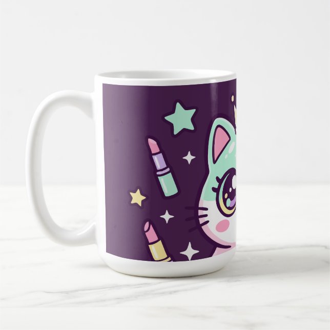 Taza De Café Glamoratti Gato (Izquierda)