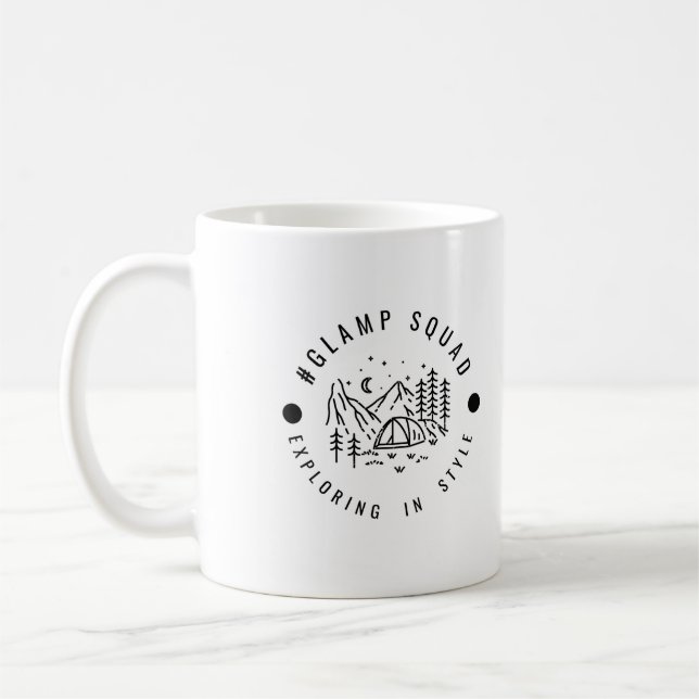 Taza De Café Glamp Squad Adventures Coffee Mug (Izquierda)