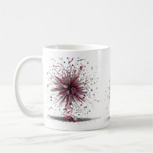 Taza De Café Glamurosa Explosión de Cristal Moderna Clásica Neg