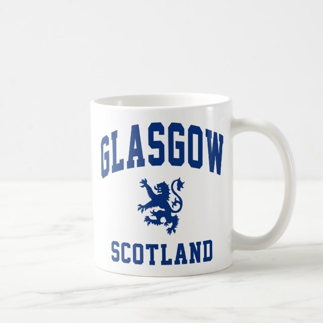 Taza De Café Glasgow escocés (Derecha)