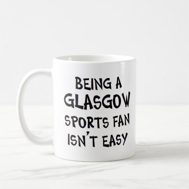 Taza De Café glasgow sports fan, being (Izquierda)