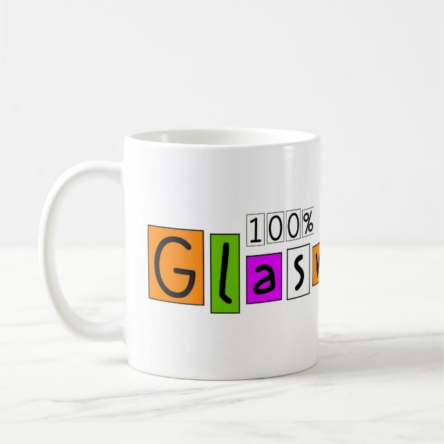Taza De Café Glaswegian 100% (Izquierda)