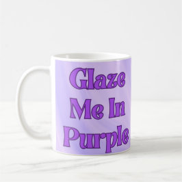 Taza De Café Glazarme En Púrpura