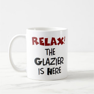 Taza De Café glazier está aquí café mug