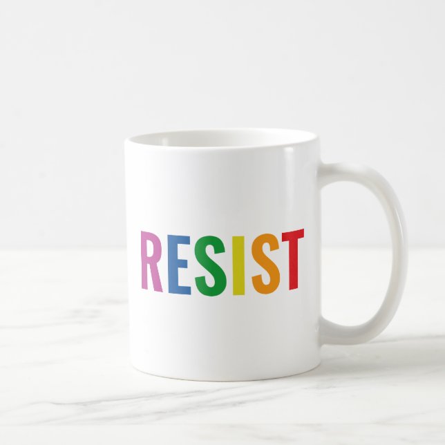 Taza De Café Glbt Resist (Derecha)