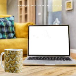 Taza De Café Glimmer De Amor