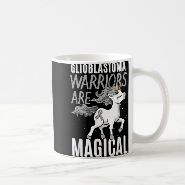 Taza De Café Glioblastoma Multiforme Warrior Grade Iv Astrocyto (Derecha)
