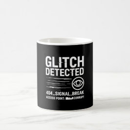 Taza De Café GLITCH DETECTADO - Transmisión de señal dañada