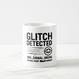 Taza De Café GLITCH DETECTADO - Transmisión de señal dañada
