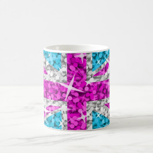 Taza De Café Glitz UK Pink mug (Centro)
