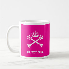 Taza De Café Glitzy Chica Mug