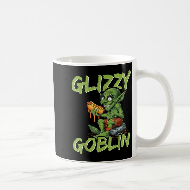 Taza De Café Glizzy Goblin Funny Glizzy Gobbler Hot Dog Lover  (Derecha)