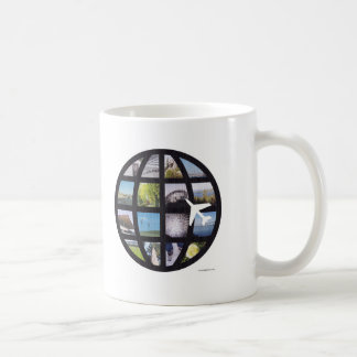 Taza De Café Globe de las fotos retro divertidas