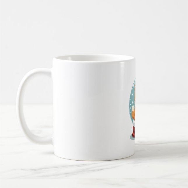 Taza De Café Globe Shiba Snow (Izquierda)