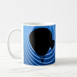 Taza De Café globo aerostático ilegal