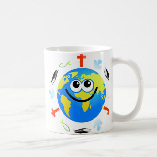 Taza De Café Globo cristiano