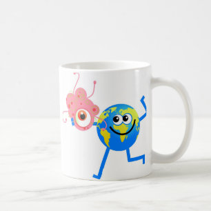 Taza De Café Globo de las bacterias