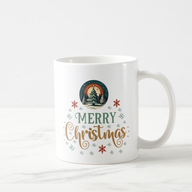 Taza De Café Globo de Navidades de navidad (Derecha)