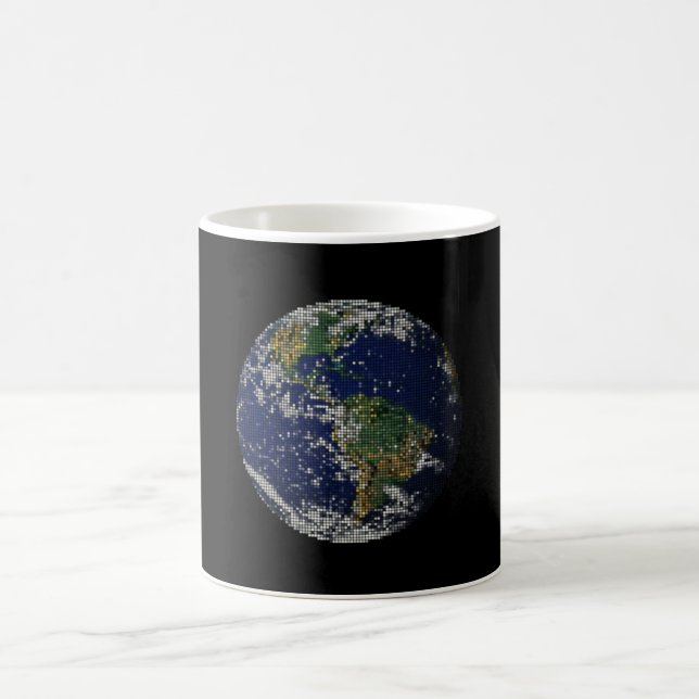 Taza De Café globo en puntos (Centro)