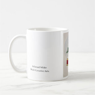 Taza De Café Globo Lento Elegante De Invierno