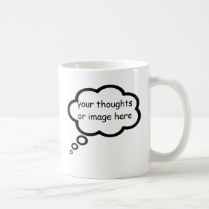 Taza De Café globo personalizado de pensamiento personalizar