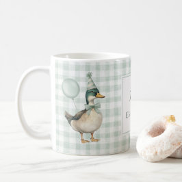Taza De Café Globo Retro Sage Green Mallck