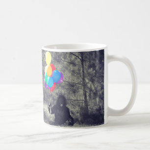 Taza De Café globos de cumpleaños simio