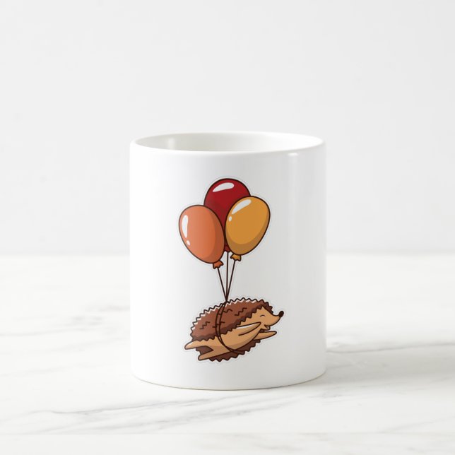 Taza De Café globos de hedgehog (Centro)