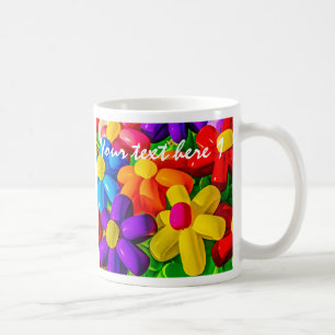 Taza De Café Globos de Juguete - Flores Urbanas