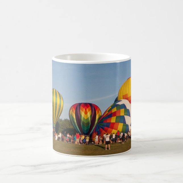 Taza De Café Globos del aire caliente (Centro)