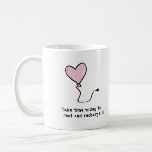 Taza De Café Globos rosados, peluche, regalo especial
