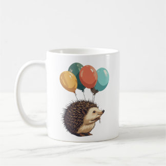 Taza De Café Globos y calambres: Diversión de edgehog