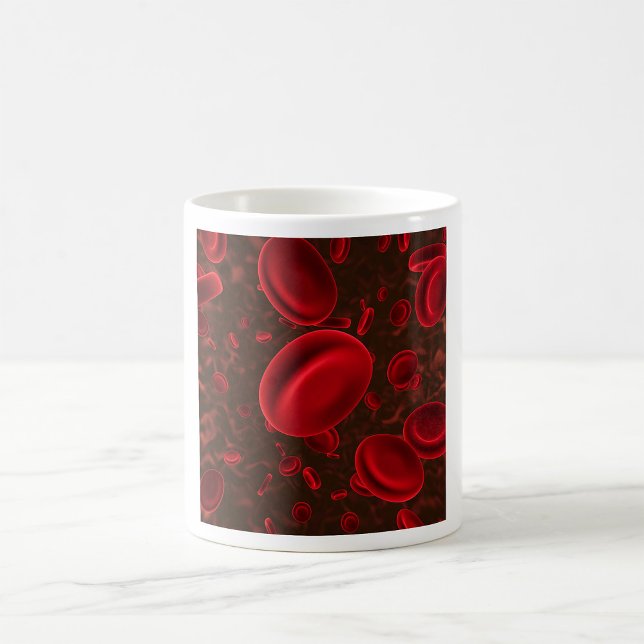 Taza De Café Glóbulos rojos microscópicos (Subido por el creador)