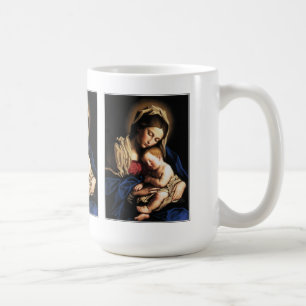 TAZA DE CAFÉ GLORIA A JESÚS Y MARÍA
