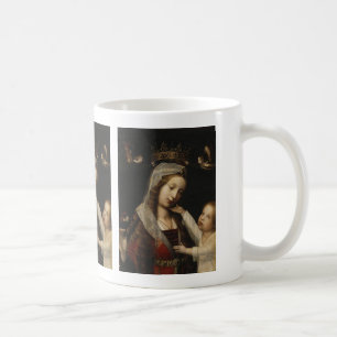TAZA DE CAFÉ GLORIA A LA REINA DEL CIELO