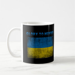 Taza De Café Gloria a los héroes, apoyo a Ucrania
