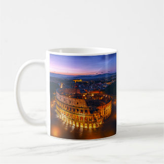 Taza De Café Gloria dorada del Coliseo Romano