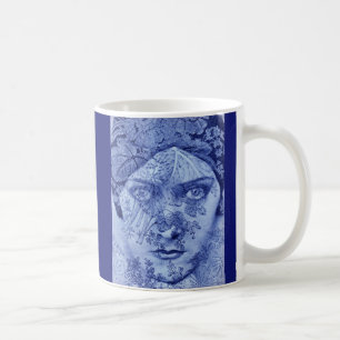 Taza De Café Gloria Swanson en azul