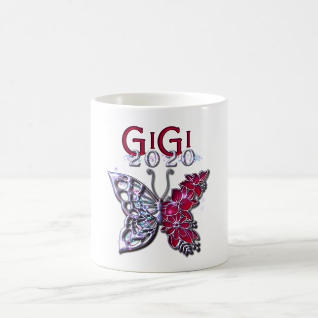 Taza De Café Gloriosa mariposa GIGI 2020 (Centro)