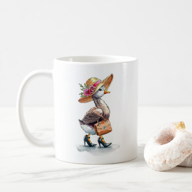Taza De Café Glorioso Goose (Con donut)