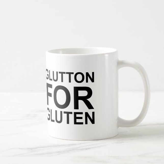 Taza De Café Glotón Del Gluten (Derecha)