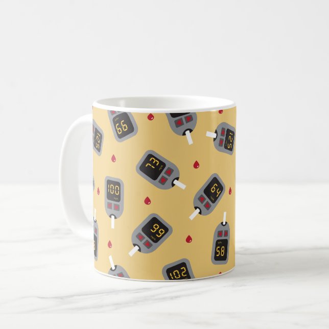 Taza De Café Glukómetro (Anverso izquierdo)