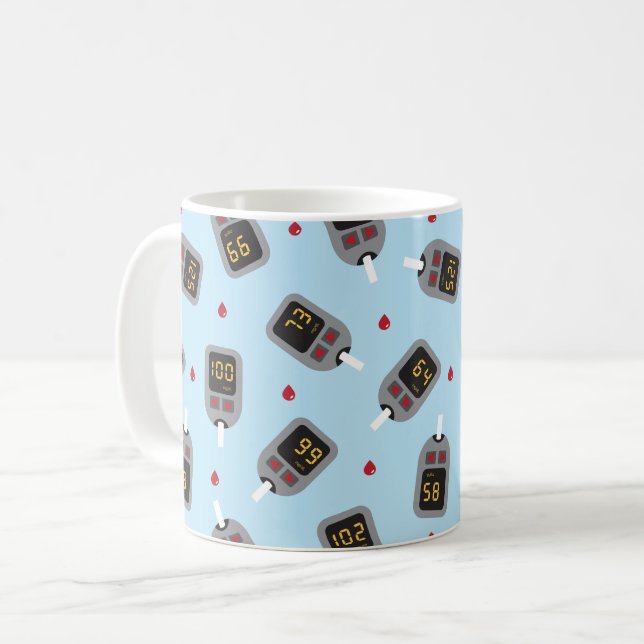 Taza De Café Glukómetro (Anverso izquierdo)