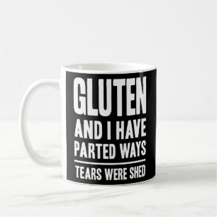 Taza De Café Gluten Free Saying Allergy Intolerancia Celiac Hum